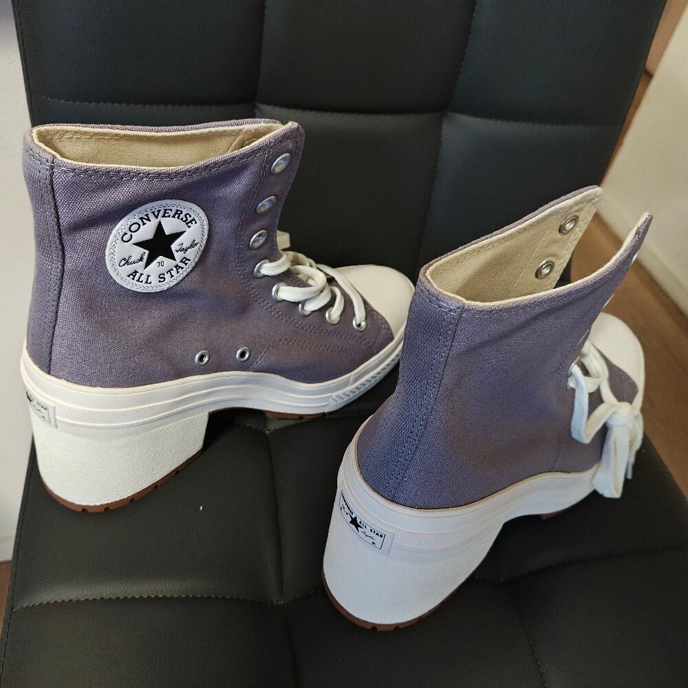 Converse Women's Chuck 70 De Luxe Heels Shoes - Mauve Stone (A12575C) - Picture 4 of 6